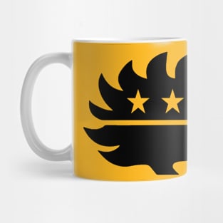 Libertarian Porcupine Black Mug